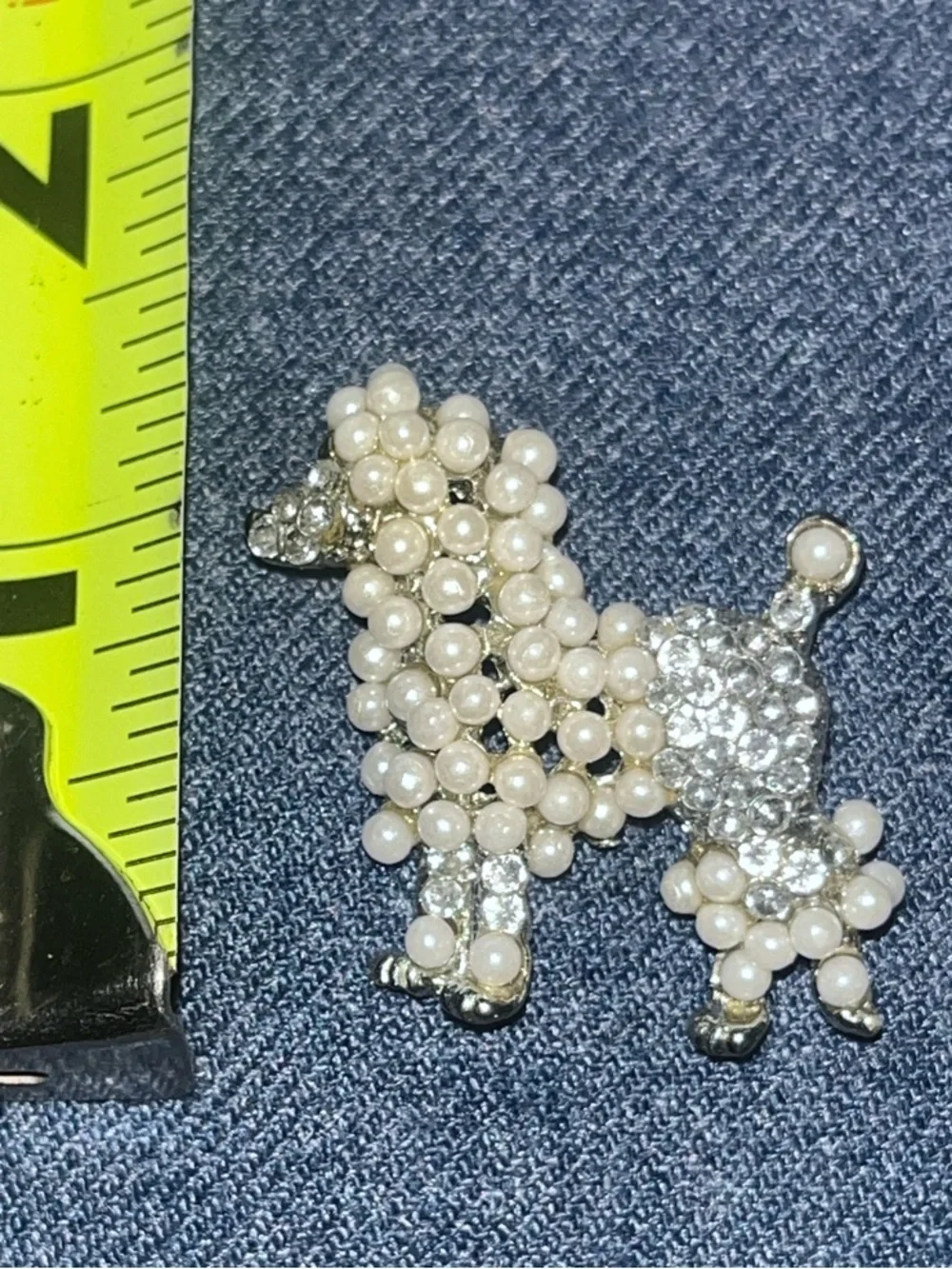 Vintage poodle pin